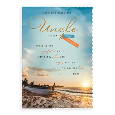 Image of Avant Garde Studios Birthday Card Uncle 9 x 6 inches
