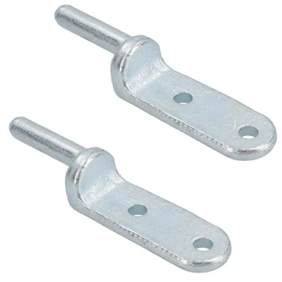 Image of 12.5mm Bolt On Gudgeon Tailboard Hinge Pin for Trucks Trailers Zinc Plated 2pc