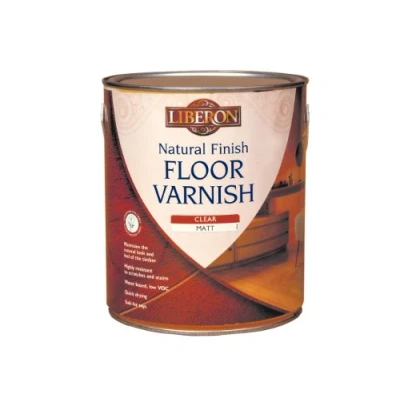 Image of Liberon FVWNCM25L 2.5L Natural Finish Floor Varnish Clear Matt