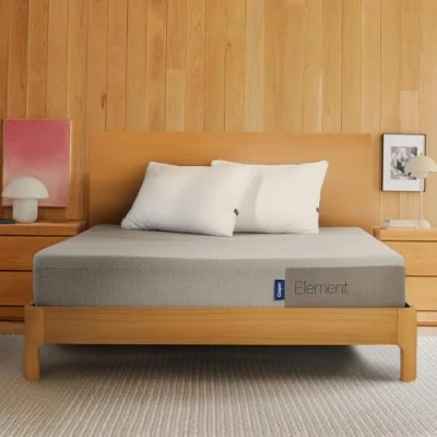 Image of Casper Sleep Element, Queen Medium Firm Mattress Memory Foam + Support 100 Night Trial CertiPUR US Mattress, Grey