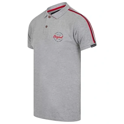 Image of Tokyo Laundry Men&#039;s Tape Cotton Pique Polo Shirt
