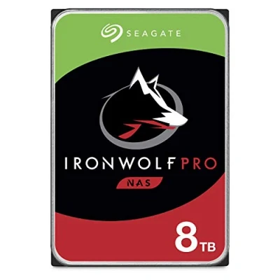 Image of Seagate IronWolf Pro ST8000NE001 8TB Internal 3.5&quot; SATA 6Gb/s 7200rpm 256MB With 2 Years Rescue Data Recovery Service Plan