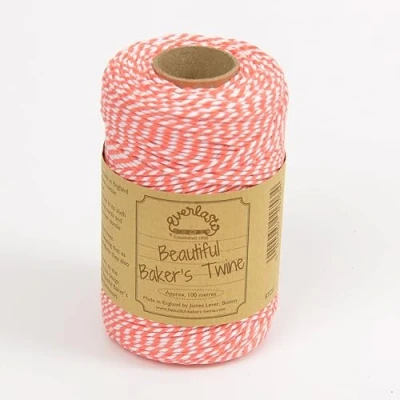 Image of 100m Everlasto Original &#039;Beautiful Bakers Twine&#039; (2mm approx) (Strawberry)