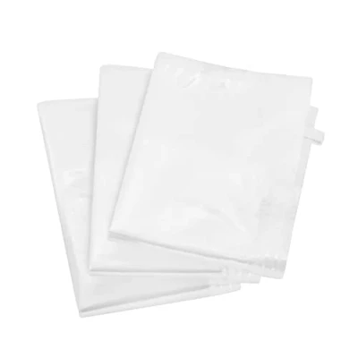 Image of Wenko 52630100 Vacuum Cleaner Bags Set of 6, Polythene, 3 x( 55 x 90cm )+ (80 100cm), Transparent