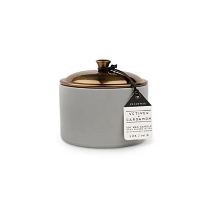 Image of Paddywax Candles HY0501 Hygge Collection Scented Candle, 5 Ounce, Vetiver + Cardamom