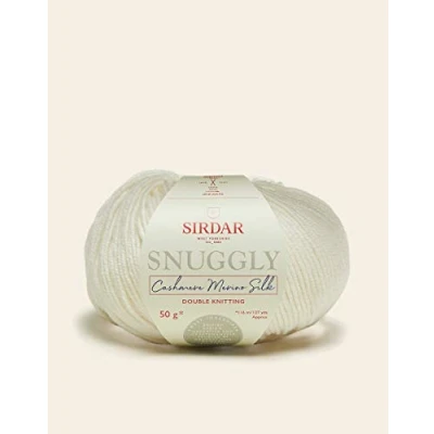 Image of Sirdar Snuggly Cashmere Merino Silk DK Double Knitting, Snow Queen (302), 50g