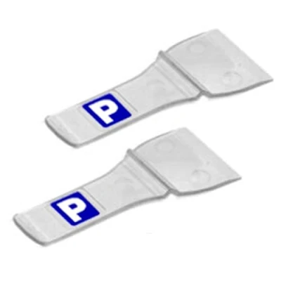 Image of Car Windscreen Parking Ticket Holder Clip x 2
