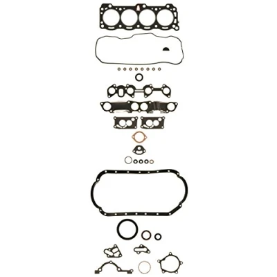 Image of 5878102550, 5878103330, 5878104771, 8941246250 Full Gasket Set, engine AJUSA 50109600 with cylinder head gasket, valve stem seals FIBERMAX