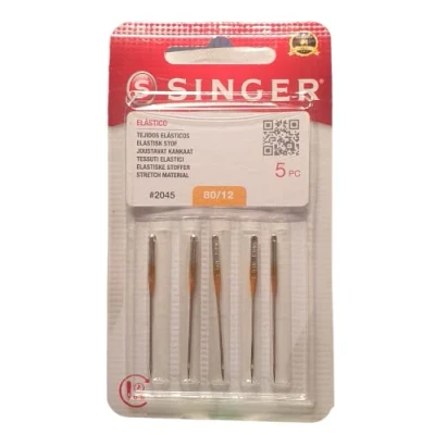 Image of Singer Jersey Needle 2045 80/11, Metal, Silver, 7 X 0.03 4 cm/5 Units