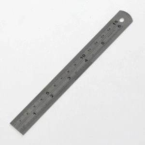 Image of T4J 6&quot; 150mm Stainless Steel Precision Metal Ruler. Metric Imperial .