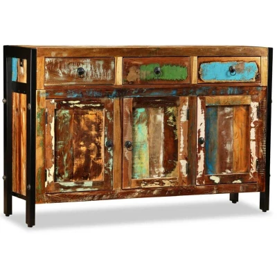 Image of vidaXL Sideboard Solid Reclaimed Wood 120x35x76 cm