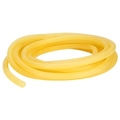 Image of stonylab Rubber Tubing, Pure Latex Amber Tubing Natural Tube with 14 mm OD 10 ID Highly Elastic and Strong, 6 Meter