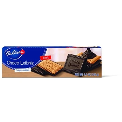 Image of Bahlsen Choco Leibniz Plain 125 g (Pack of 6)