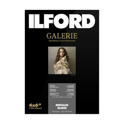 Image of ILFORD Gallery Metallic Gloss 260 gsm 4 x 6 Inches 102 mm 152 100 Sheets