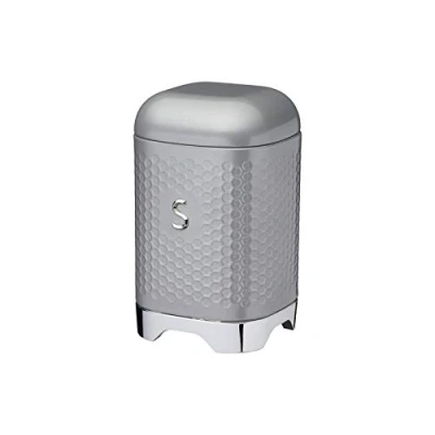 Image of KitchenCraft Storage Jar S Lovello Shadow Grey 1.5 Liter