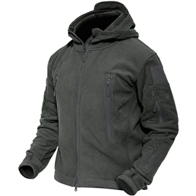 Image of MAGCOMSEN Men &#039;s Windproof Warm Military Tactical Fleece Jacket Grey XXL