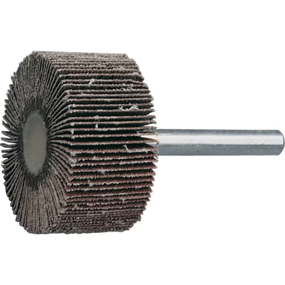 Image of York 40 X 15MM Flap Wheels Aluminium Oxide 6.0MM Shaft P80