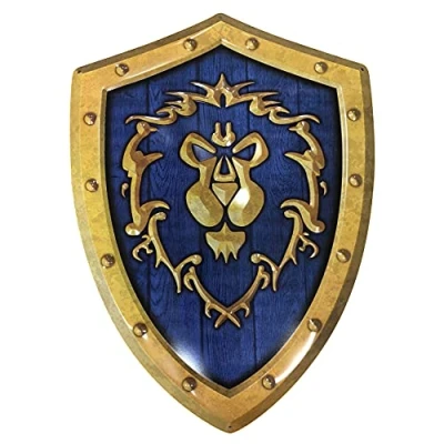 Image of ABYSTYLE World of Warcraft Bouclier Alliance Plaque Métal &#039;25 x 35 cm&#039;
