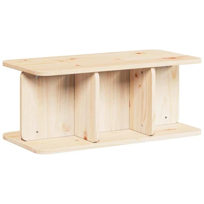 Image of Coffee Table Natural Solid pine wood Vidaxl