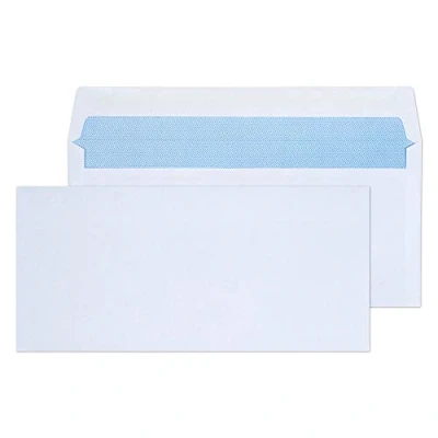 Image of Blake Purely Everyday DL BRE 102 x 216 mm 80 gsm Wallet Gummed Envelopes (2700) White Pack of 1000