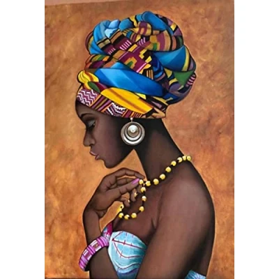 Image of Puzzles for Adults 1000 Piece,Wooden Puzzles,Woman Oil Painting Puzzle,Family Decoration (G8, piece)