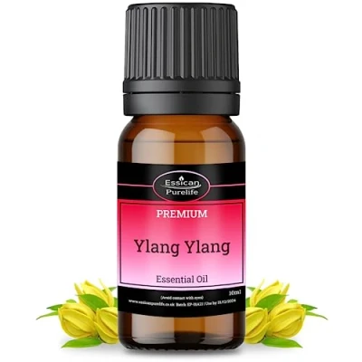 Image of Ylang Essential Oil Diffuser 10ml 100% Pure &amp; Natural Therapeutic Grade for Skin Hair Growth Aromatherapy Diffuser, Humidifier, Sleep