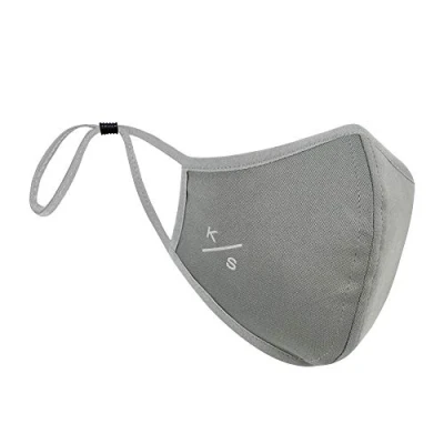 Image of KeySmart Packable Face Mask w/Pocket (Light Grey)