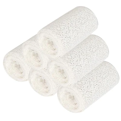 Image of Plaster Paris Bandage 6 Rolls Cast Bandages Skin Friendly Modelling Craft Roll of Gauze Wrap Cloth for Art Crafts Moulds 10CMX2.7M
