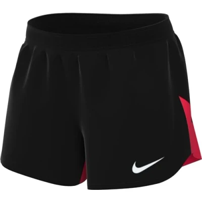 Image of NIKE DH9252 013 W NK DF ACDPR Short K Pants Women&#039;s Black/Bright Crimson/White Size XS