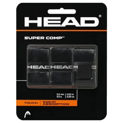 Image of HEAD Unisex&#039;s Super Comp Tennis Grip, Black, One Size