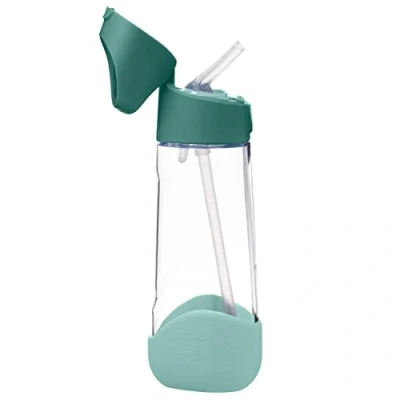 Image of b.box TritanTM Drink &amp; Water Bottle Easy Grip and Leakproof Lid Cool Modern Child Friendly Design, Best for After Sippy Cup 600ml/20