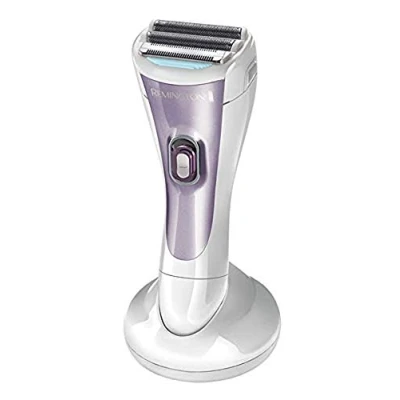 Image of Remington Cordless Electric Lady Shaver for Women (Rechargeable, 30 Minute Usage, Wet &amp; Dry, Showerproof, Moisturising Strip with Aloe Vera, Bikini Attachment, Storage Pouch, Cleaning Brush) WDF4840