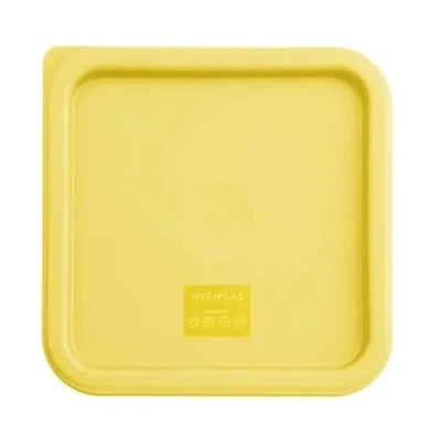 Image of Hygiplas Square Yellow Lid to fit Medium 5.5/7Ltr