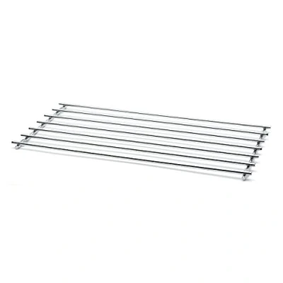 Image of CKB Ltd® Large Rectangular Metal Trivet Chrome Steel Premium Worktop Saver Work Surface Protector Mat For Resting Hot Cooking Pots &amp; Pan 50 x 24cm