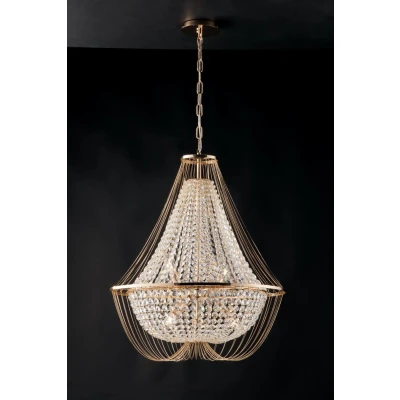 Image of Vienna Crystal K9 Chandelier, 60Cm Diameter, Gold, E14