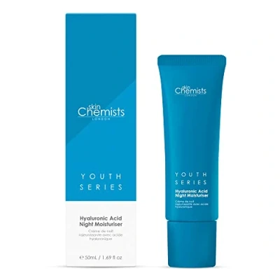 Image of Skin Chemists Anti Ageing Hyaluronic Acid 1% Night Cream Protects against fine lines and wrinkles 50ml