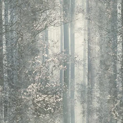 Image of Woodlands Trees Wallpaper Natural/Grey Muriva 192501
