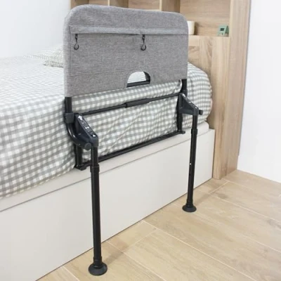 Image of KMINA Folding Bed Rail for Elderly Adults (from 90 to 180 cm), Adult Guard Rail, Safety Rails Elderly, Adjustable Adults, Assist Aid Getting Out of
