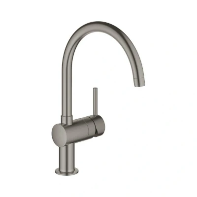 Image of Grohe Minta Single Lever Sink Mixer Brushed Hard Graphite (32917AL0)