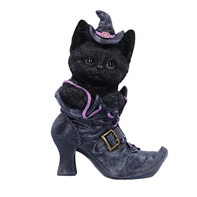 Image of Nemesis Now Mischievous Familiar Cat Figurine 18.5cm, Black
