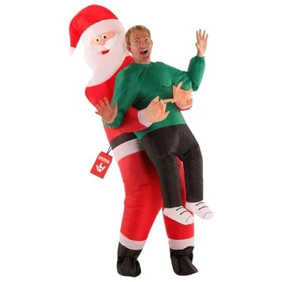 Image of Morph MCPISA Inflatable Costume, Unisex, Santa Adults, One Size