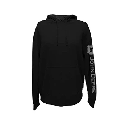 Image of John Deere Hoody Sweatshirt Black (XL)