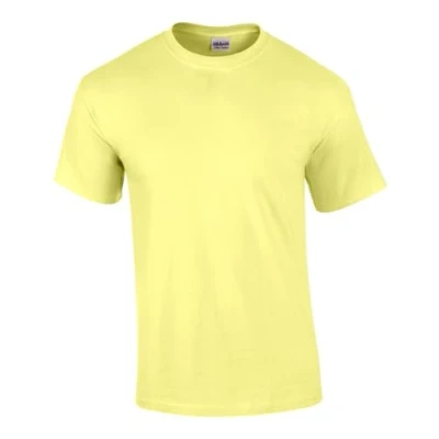 Image of Gildan Ultra Cotton Adult T Shirt M Cornsilk