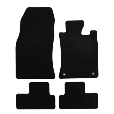 Image of Tailored Black floor Car Mats for Cooper 2001 2006 4pcs