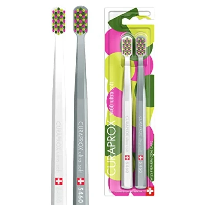 Image of Curaprox CS 5460 Ultra Soft Manual Toothbrush, Special Edition: Summer 2023, Pack of 2, Toothbrush