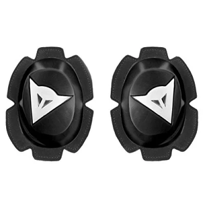 Image of Dainese Knee Slider Motorcycle Protection &#039;Pista Rain&#039;, Black/White, Size N