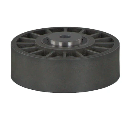 Image of 6612003070 Tensioner Pulley FEBI BILSTEIN 02249 with cap MERCEDES BENZ: 190, Sprinter 3 T Van, C Class Saloon, VOLKSWAGEN: LT 28 46 2 Kasten