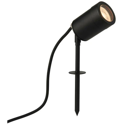 Image of Odyssey Outdoor Spike Satin Black Paint &amp; Clear Glass IP65