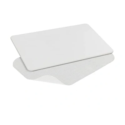 Image of WENKO Bath Mat, White, Diatomaceous Earth, 60 x 39 cm
