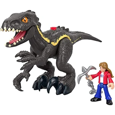 Image of Imaginext Jurassic World Indoraptor and Maisie